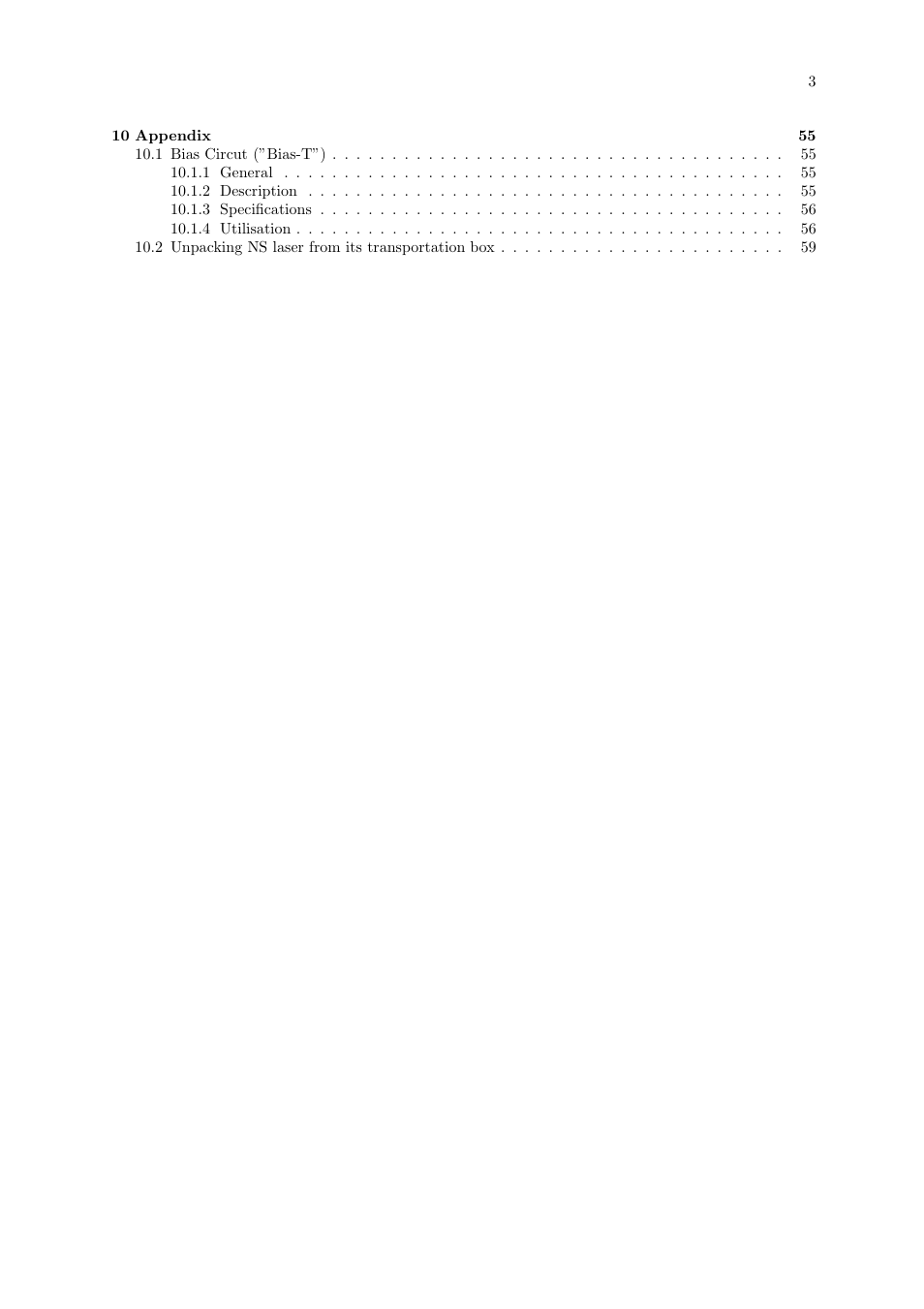 Quantum Instruments Cascade Laser Starter Kit User Manual | Page 4 / 60