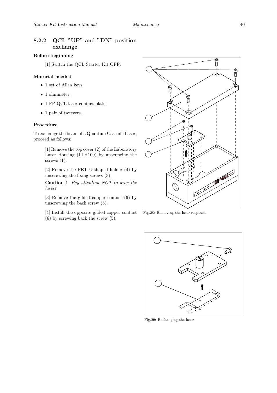 Quantum Instruments Cascade Laser Starter Kit User Manual | Page 41 / 60