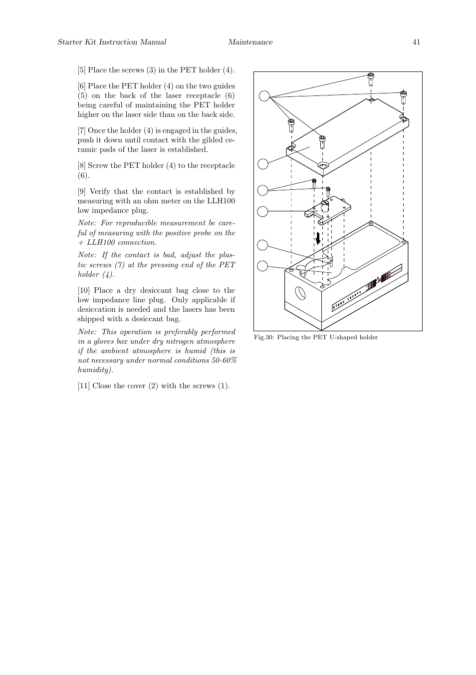 Quantum Instruments Cascade Laser Starter Kit User Manual | Page 42 / 60