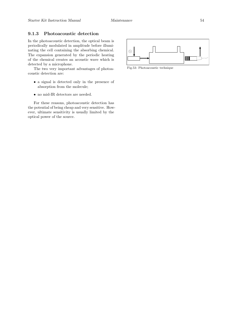 3 photoacoustic detection | Quantum Instruments Cascade Laser Starter Kit User Manual | Page 55 / 60