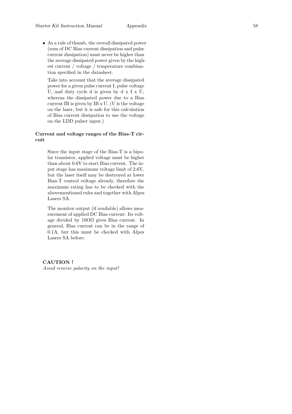 Quantum Instruments Cascade Laser Starter Kit User Manual | Page 59 / 60
