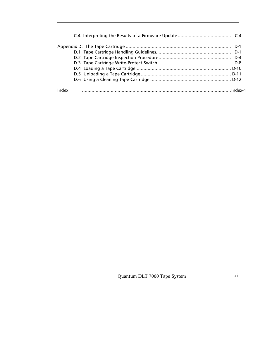 Quantum Instruments DLT 7000 User Manual | Page 11 / 312