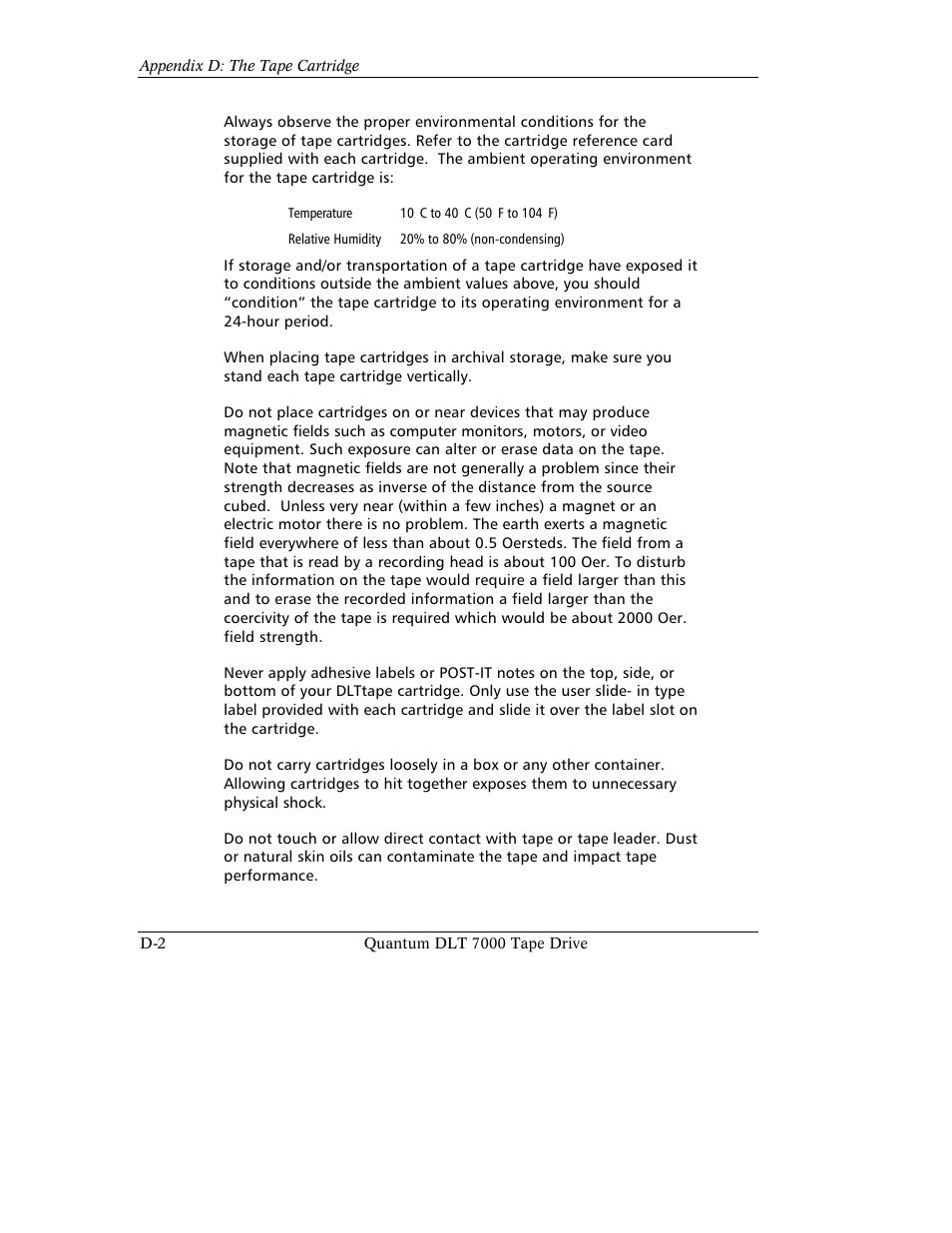Quantum Instruments DLT 7000 User Manual | Page 294 / 312