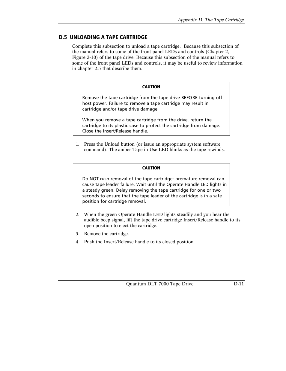 Quantum Instruments DLT 7000 User Manual | Page 303 / 312
