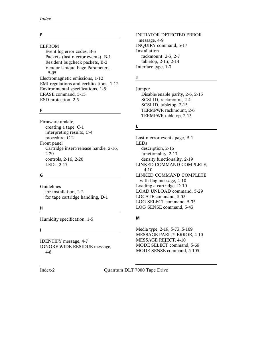 Quantum Instruments DLT 7000 User Manual | Page 306 / 312