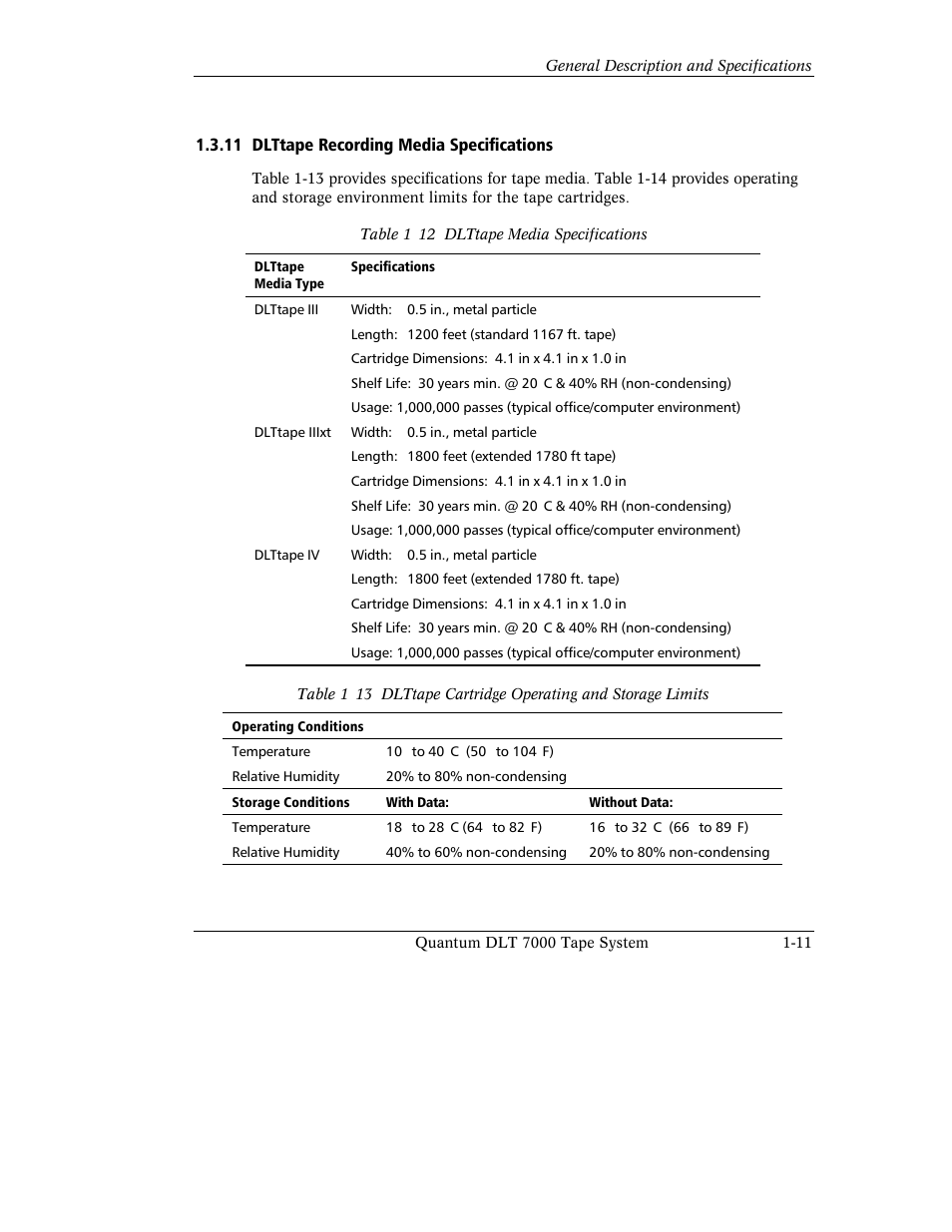 Quantum Instruments DLT 7000 User Manual | Page 35 / 312