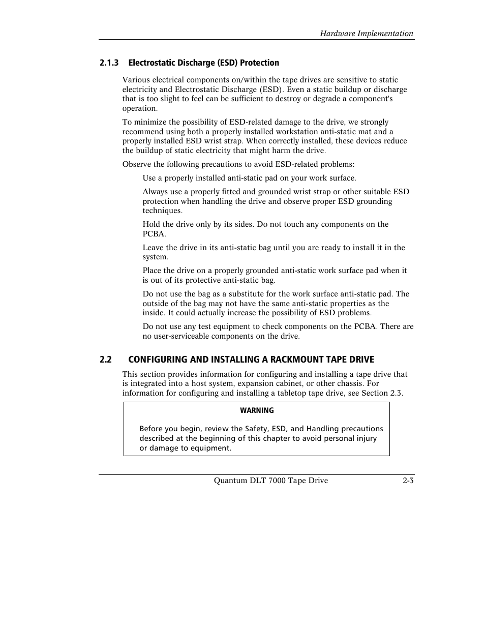 Quantum Instruments DLT 7000 User Manual | Page 41 / 312
