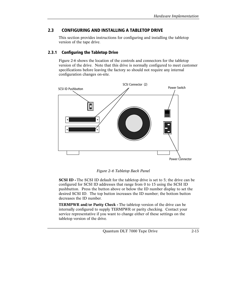 Quantum Instruments DLT 7000 User Manual | Page 51 / 312