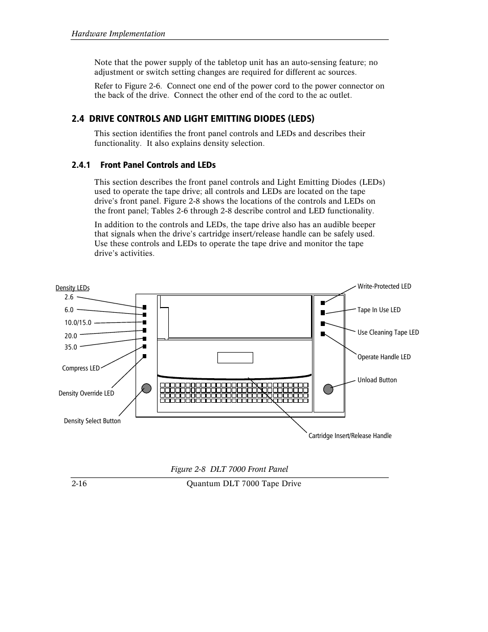 Quantum Instruments DLT 7000 User Manual | Page 54 / 312