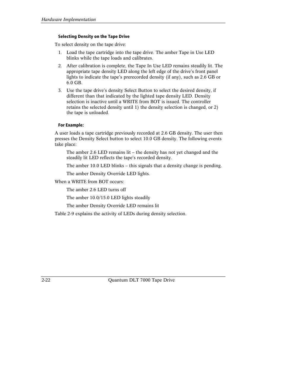 Quantum Instruments DLT 7000 User Manual | Page 60 / 312