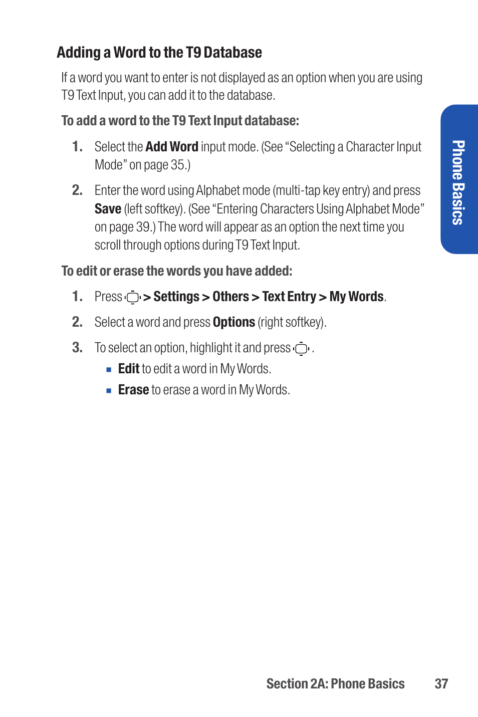 Phone basics | Qwest S1 User Manual | Page 51 / 187