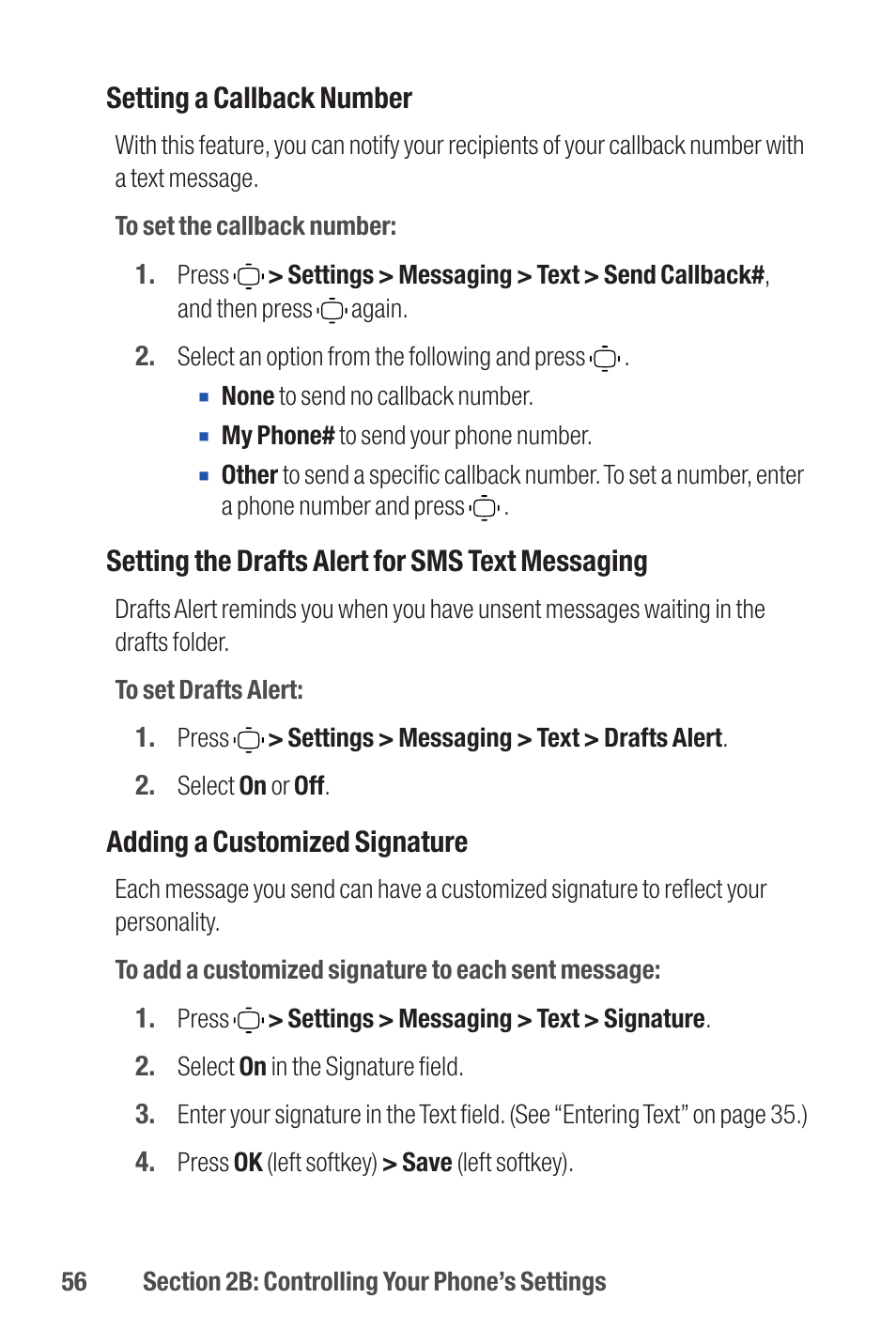 Qwest S1 User Manual | Page 70 / 187