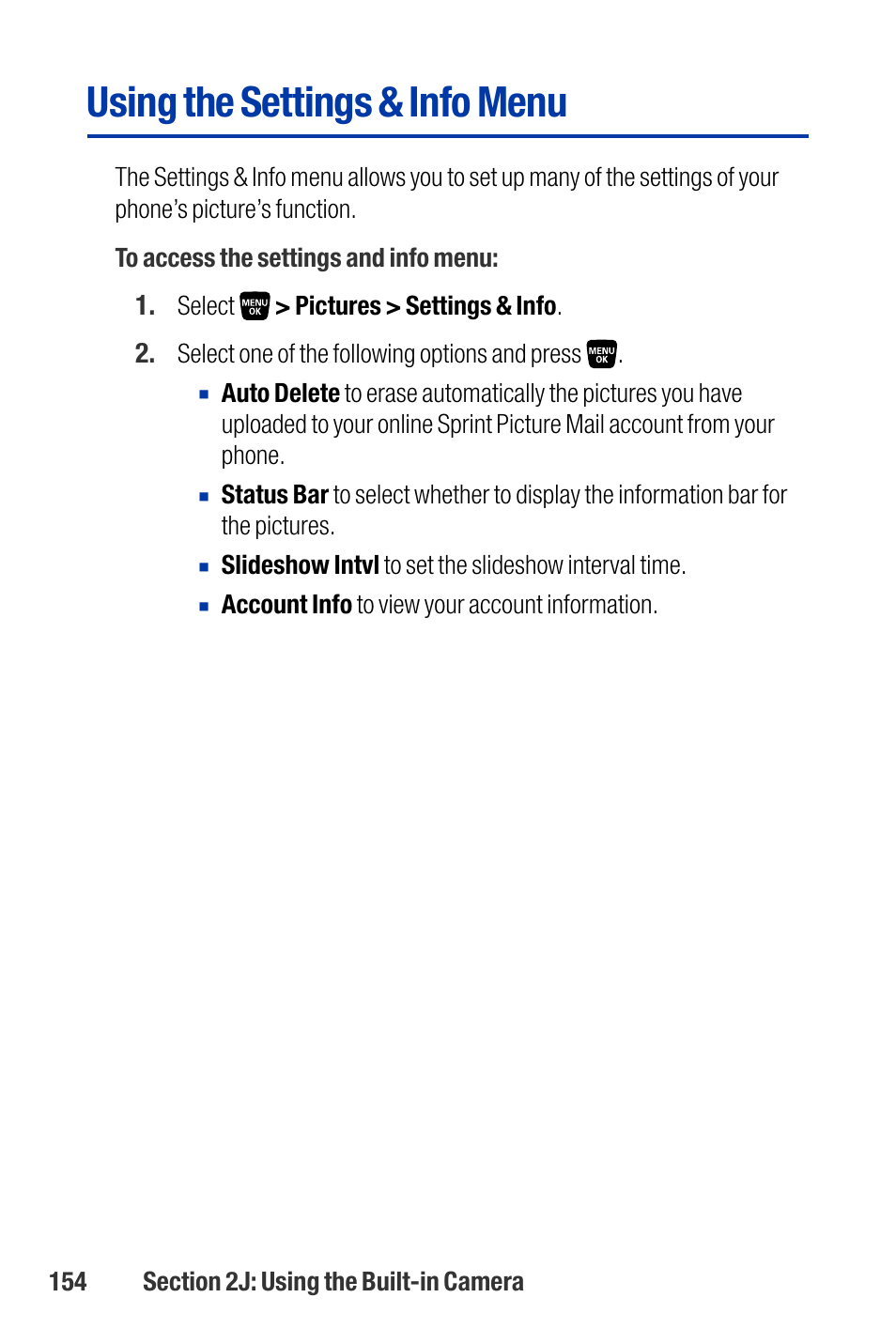 Using the settings & info menu | Qwest SCP-3200 User Manual | Page 170 / 241