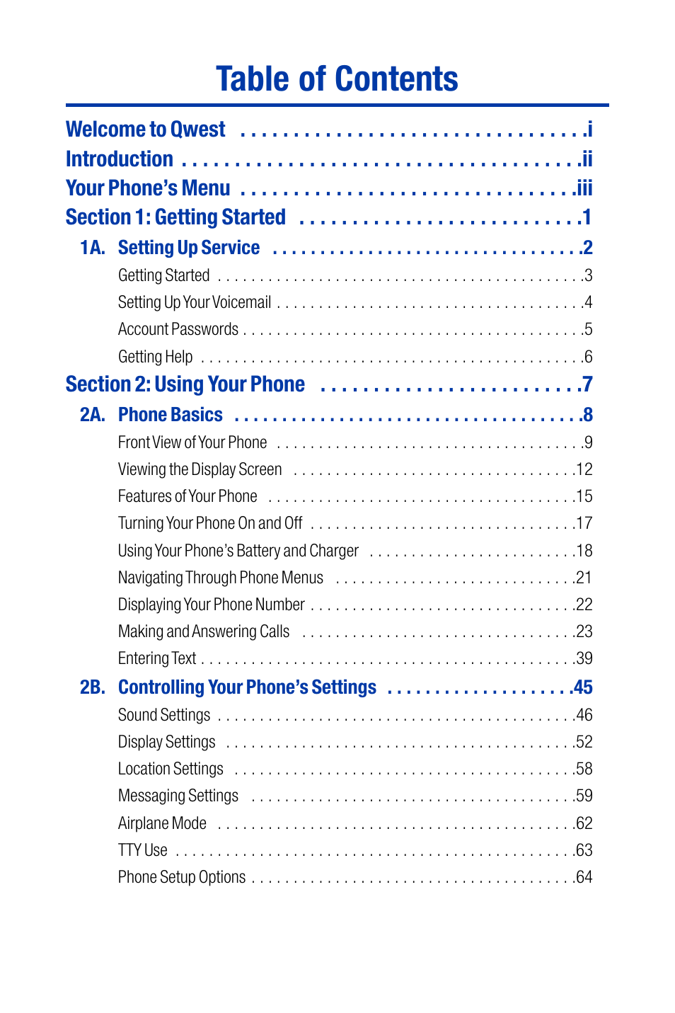 Qwest SCP-3200 User Manual | Page 2 / 241
