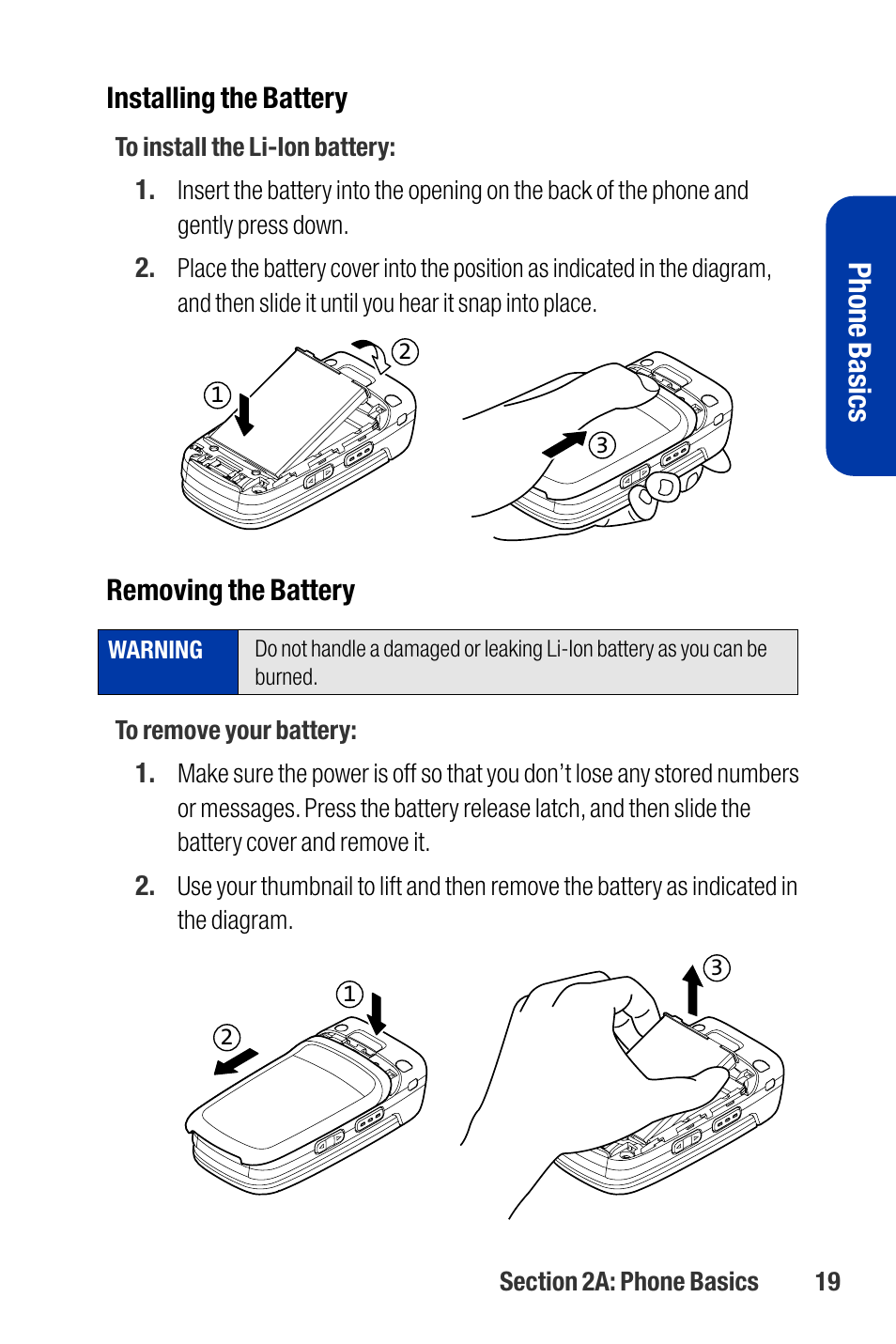 Phone basics | Qwest SCP-3200 User Manual | Page 35 / 241