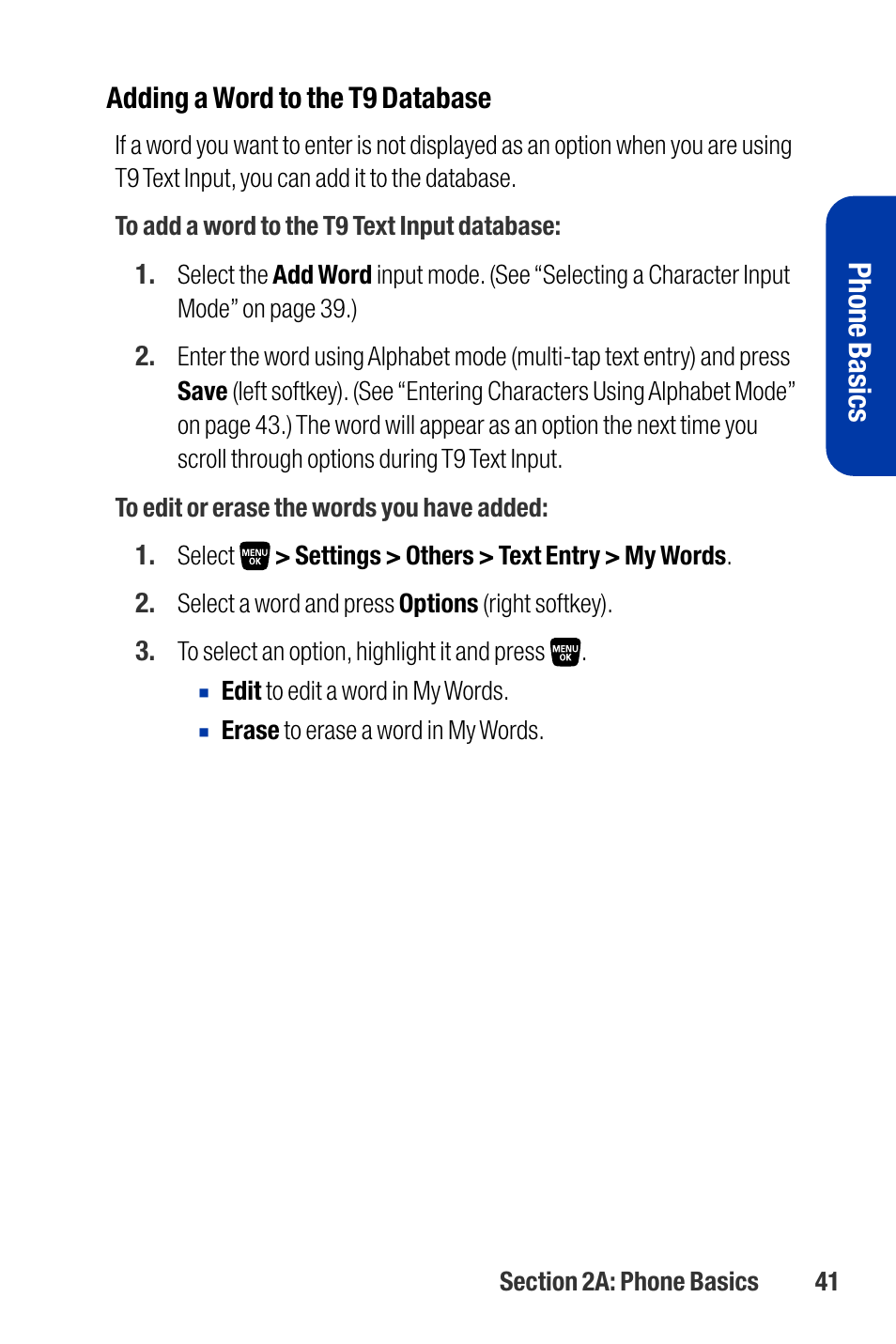 Phone basics | Qwest SCP-3200 User Manual | Page 57 / 241