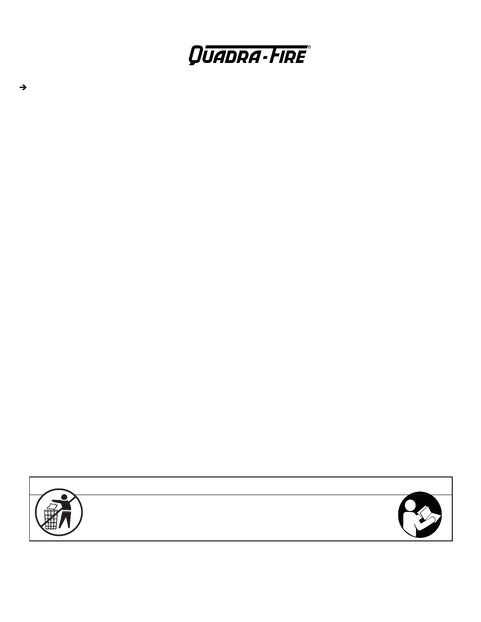 Caution | Quadra-Fire QV36DC-A User Manual | Page 36 / 36