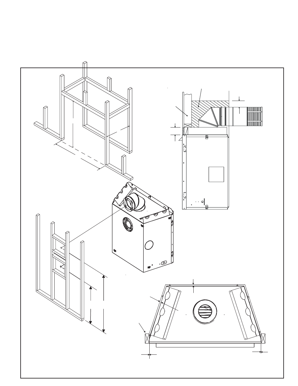 Step 2. framing the fireplace | Quadra-Fire QV36DC-A User Manual | Page 9 / 36