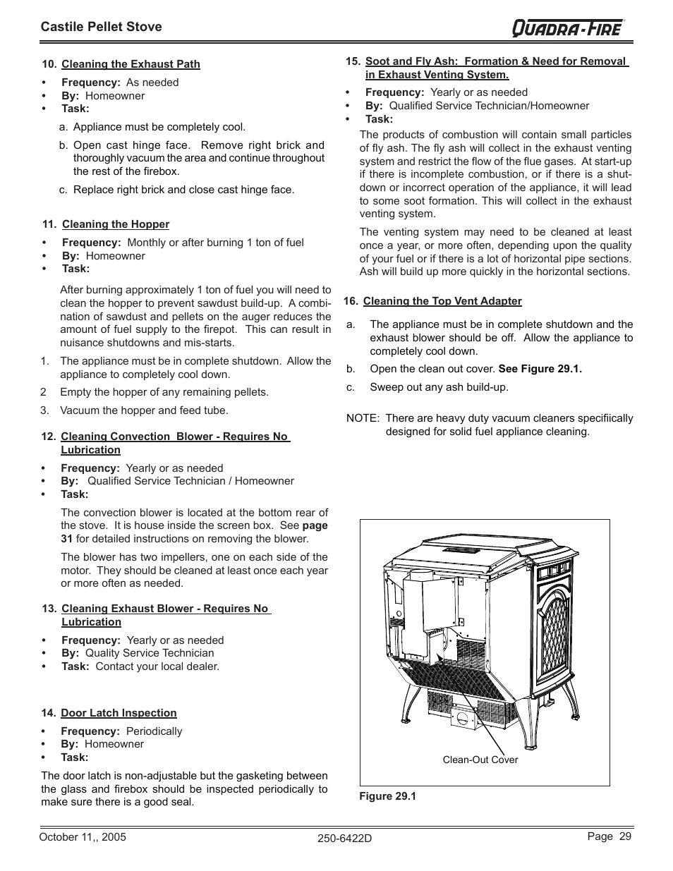 Quadra-Fire CASTILE-CCR User Manual | Page 29 / 44