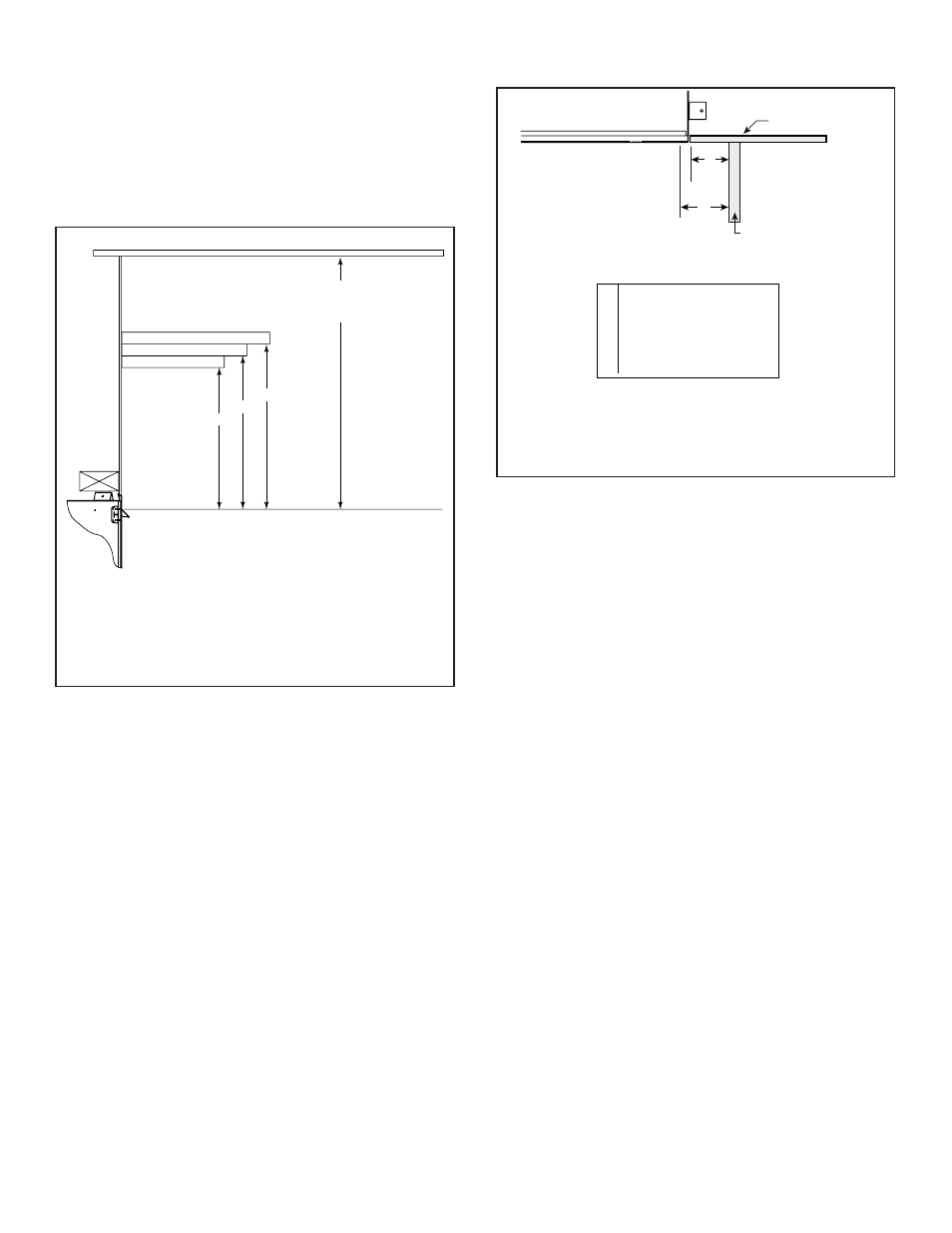 D. mantel and wall projections, Mantels mantel legs or wall projections | Quadra-Fire QFP38-NG User Manual | Page 30 / 76