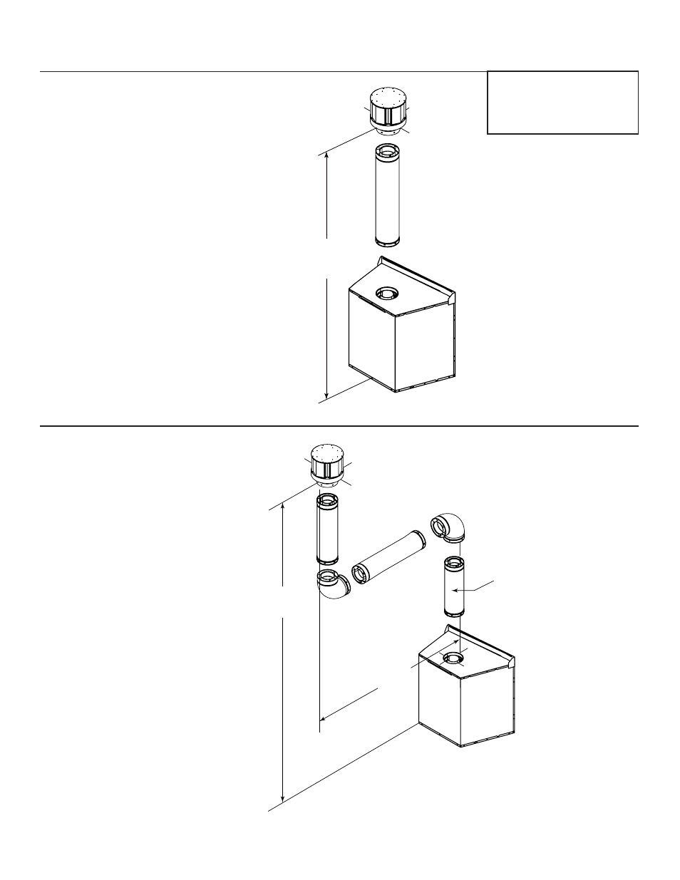 Top vent - vertical termination | Quadra-Fire QFP38-NG User Manual | Page 36 / 76