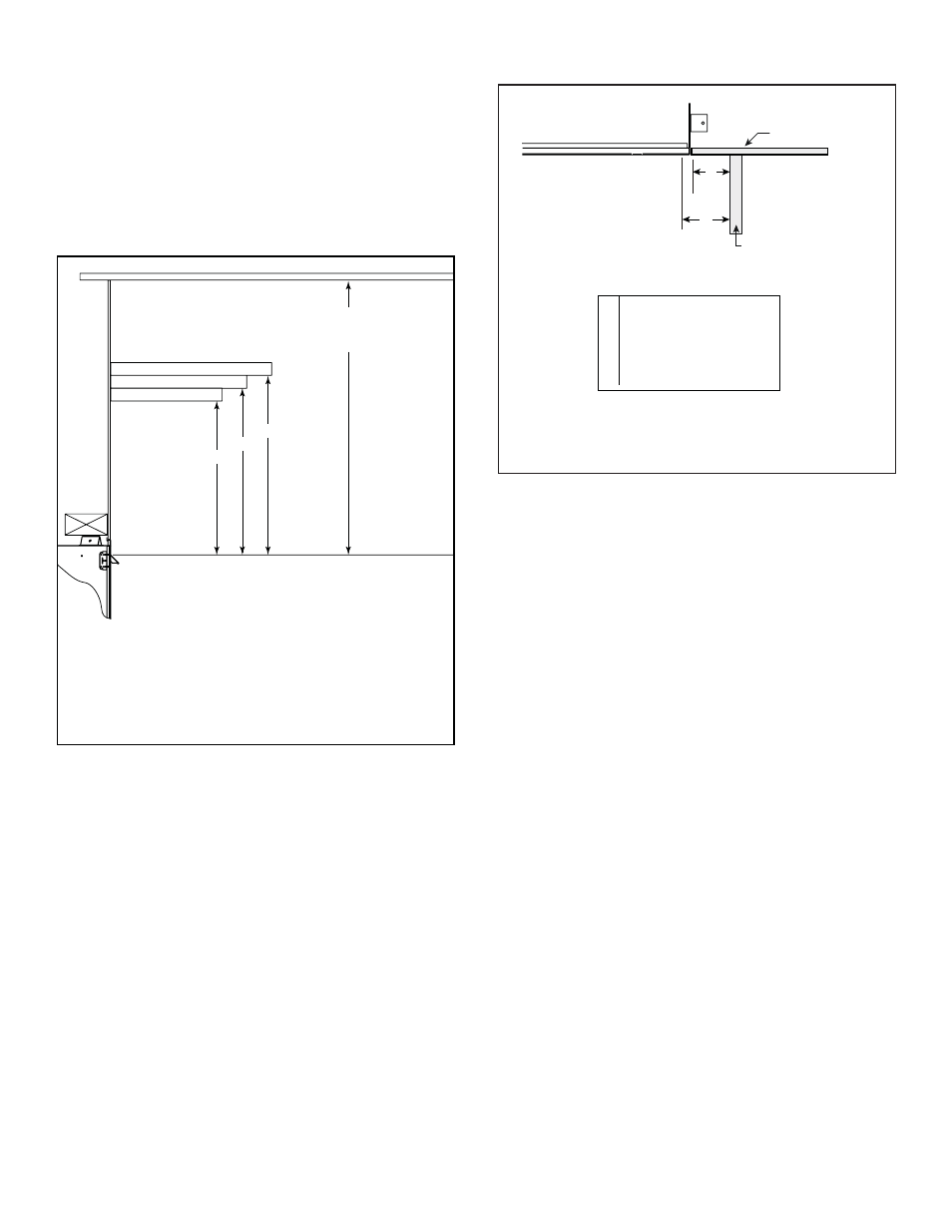 C. mantel and wall projections, Mantels mantel legs or wall projections | Quadra-Fire QFP38-NG User Manual | Page 56 / 76
