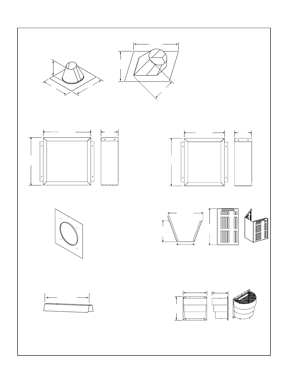 B. vent components diagrams ( continued ) | Quadra-Fire QFP38-NG User Manual | Page 68 / 76