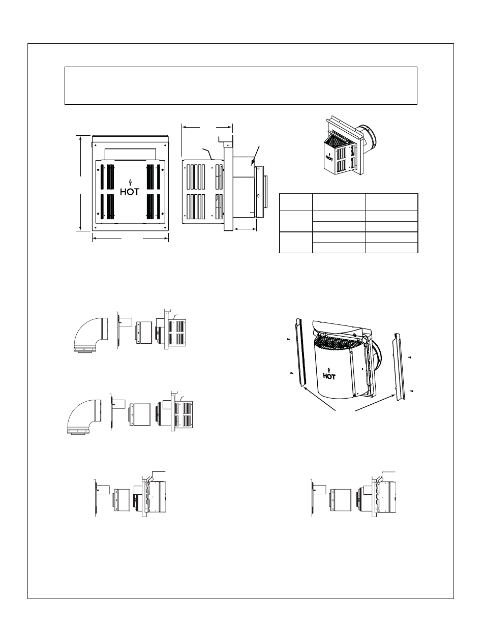 B. vent components diagrams ( continued ) | Quadra-Fire QFP38-NG User Manual | Page 70 / 76