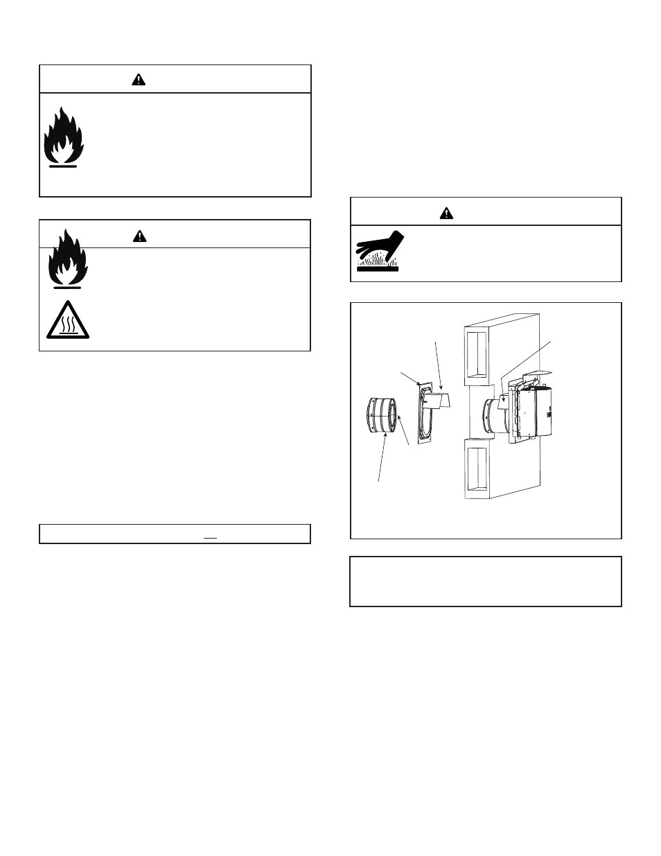 Warning | Quadra-Fire Expression 36 QV36A-FB User Manual | Page 26 / 56