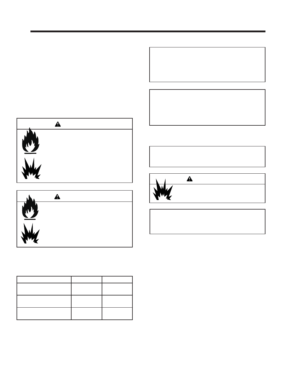 Gas information, Warning | Quadra-Fire Expression 36 QV36A-FB User Manual | Page 29 / 56