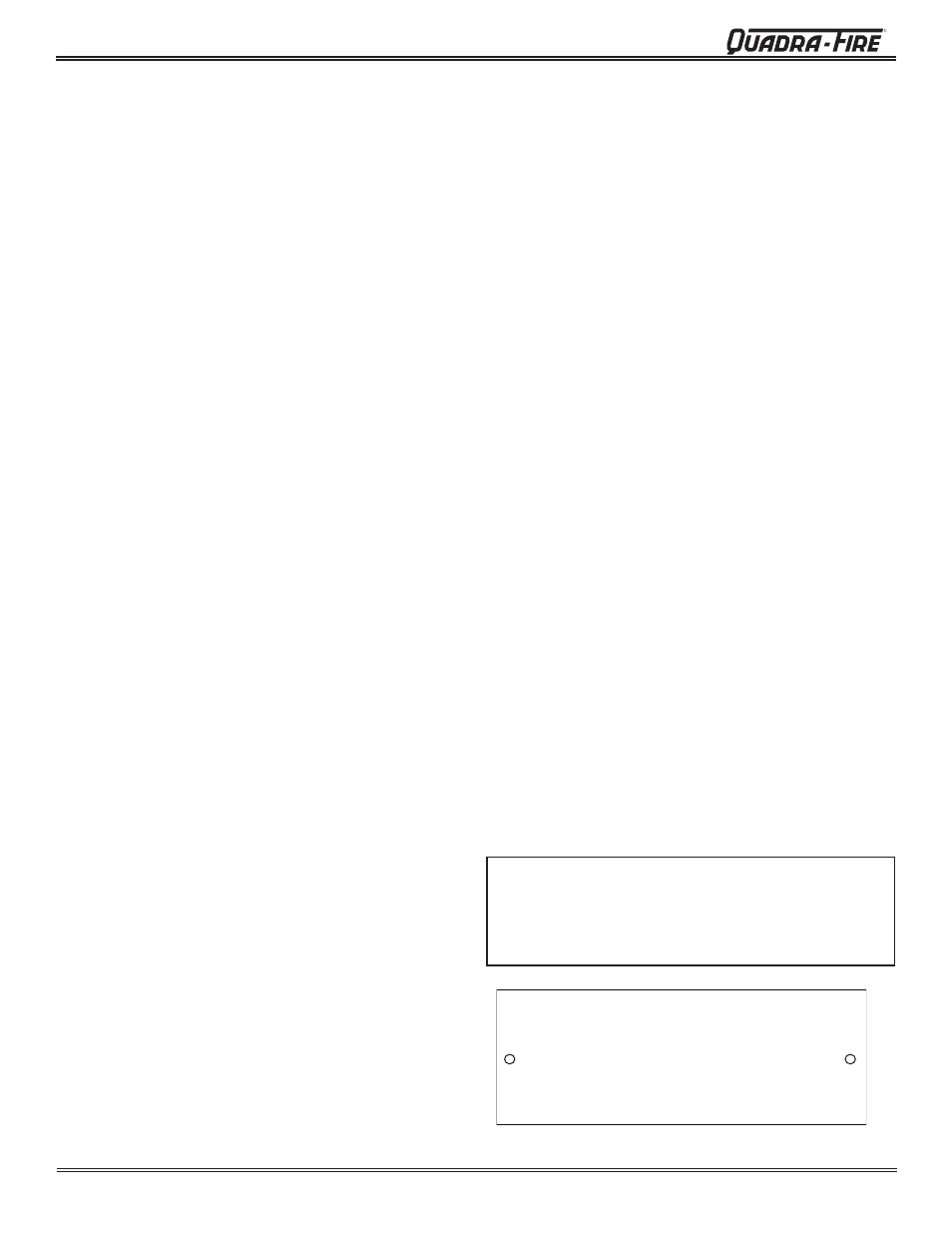 Warning | Quadra-Fire CASTINS-CSB User Manual | Page 12 / 52