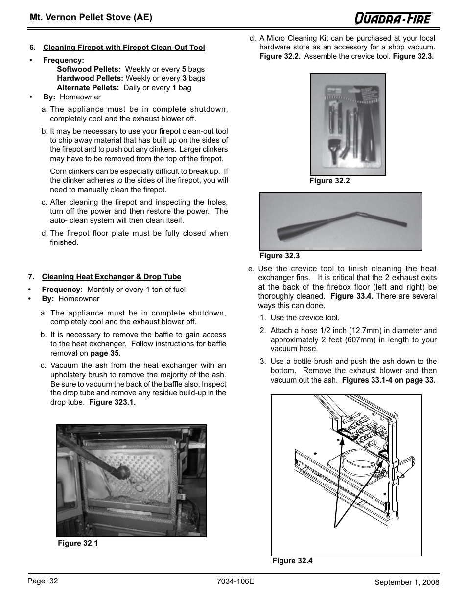 Quadra-Fire MTVERNON-AE-CWL User Manual | Page 32 / 52