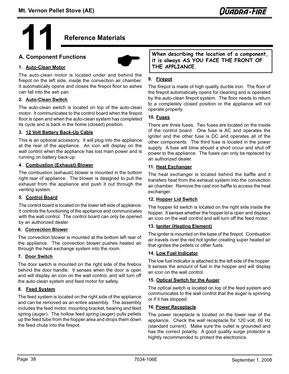 Reference materials | Quadra-Fire MTVERNON-AE-CWL User Manual | Page 38 / 52