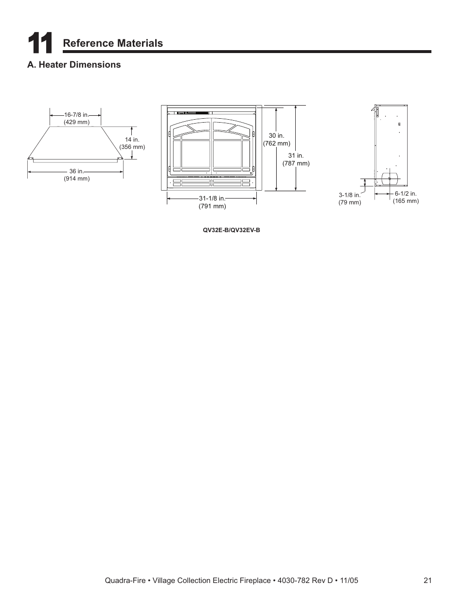 Reference materials | Quadra-Fire QV32EV-B User Manual | Page 21 / 28