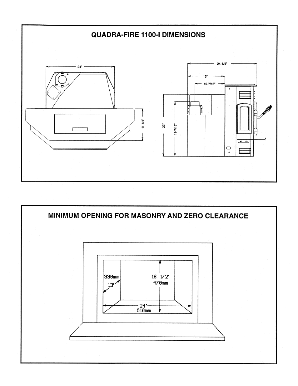 Quadra-Fire 1100-I User Manual | Page 5 / 20