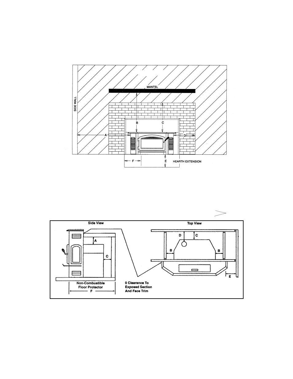 Listings and specifications, Installation, Masonry and zero clearance | Quadra-Fire 1100-I User Manual | Page 6 / 20