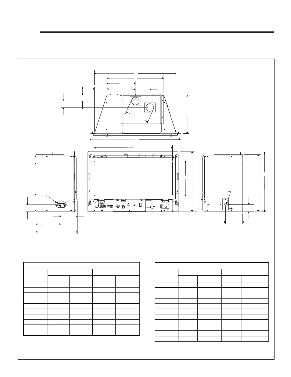 Reference materials, A. appliance dimension diagram | Quadra-Fire QVI30S User Manual | Page 36 / 45