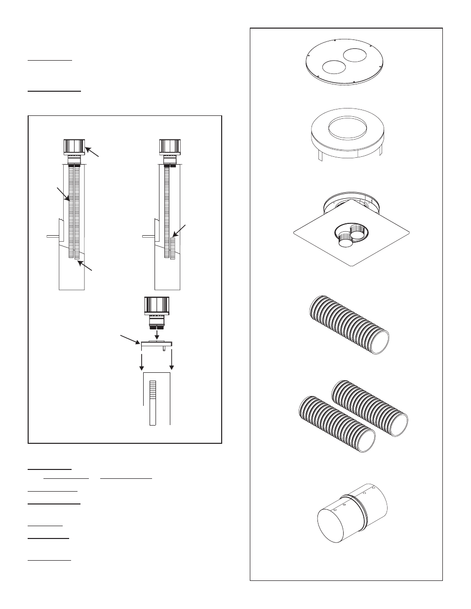 B. vent kits components | Quadra-Fire QVI30S User Manual | Page 37 / 45