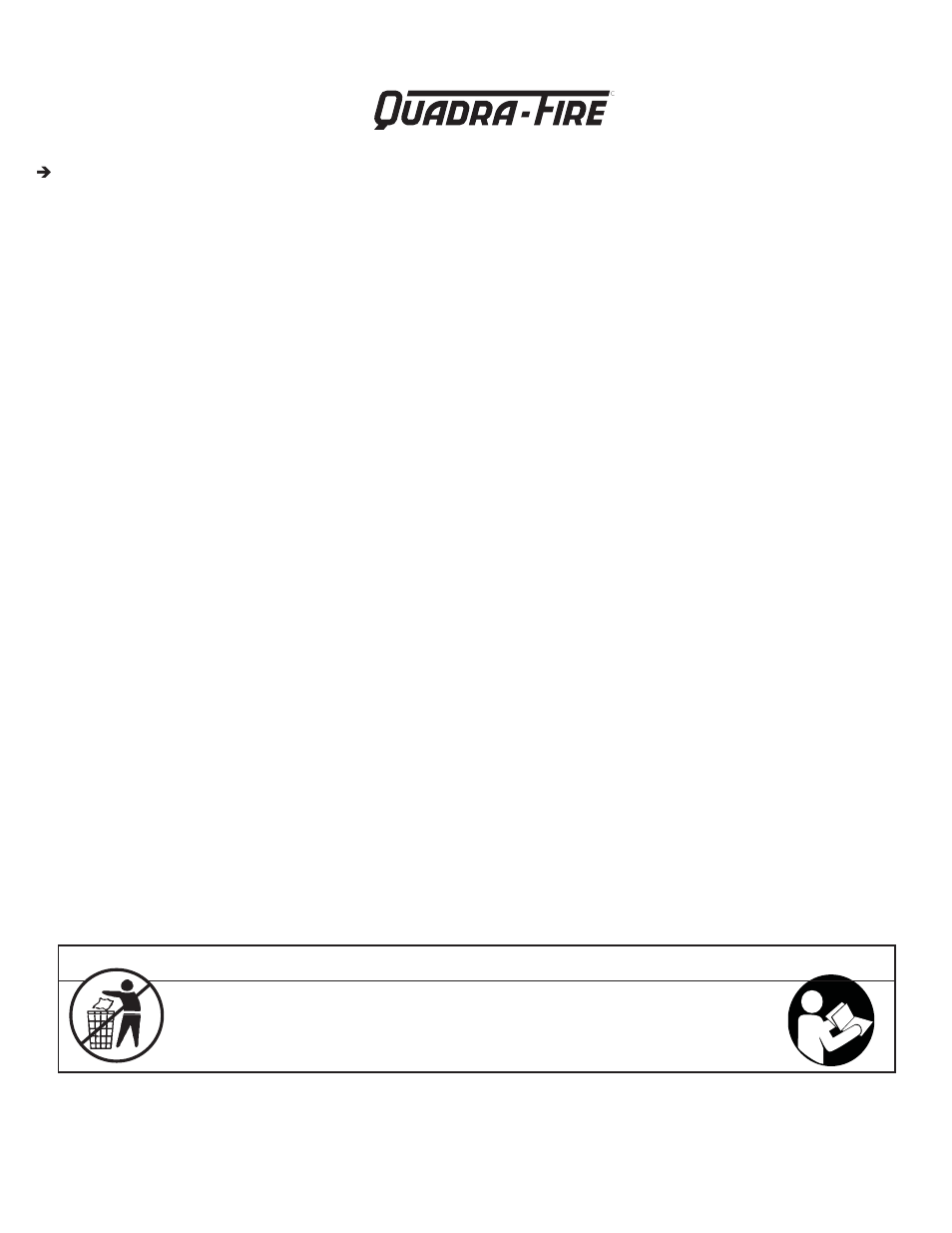 Caution | Quadra-Fire QVI30S User Manual | Page 45 / 45