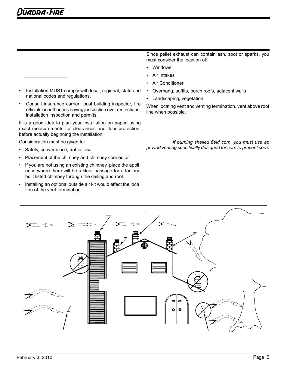 Getting started, Cb1200-i pellet insert | Quadra-Fire PELLET INSERT CB1200MI-MBK User Manual | Page 5 / 52