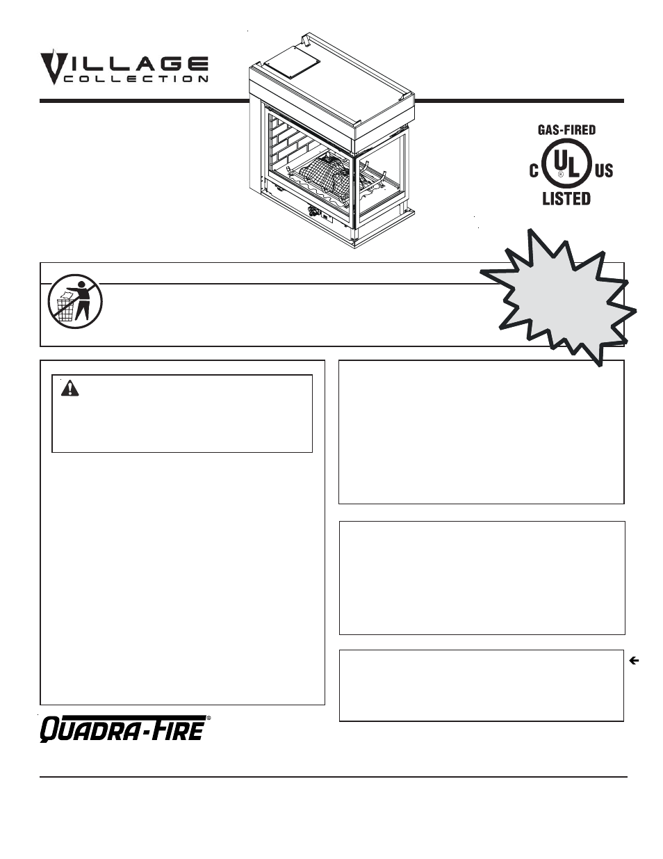 Quadra-Fire QV-PIER User Manual | 41 pages