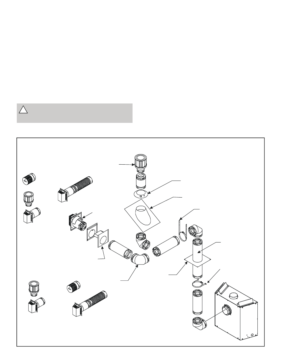 Step 3. installing the vent system, Identifying vent components | Quadra-Fire QV32-A User Manual | Page 12 / 38