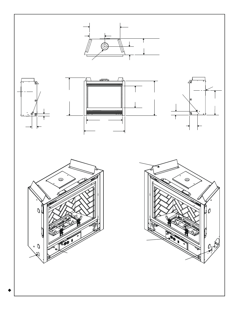 Figure 1. diagram of the qv36-a | Quadra-Fire QV32-A User Manual | Page 6 / 38
