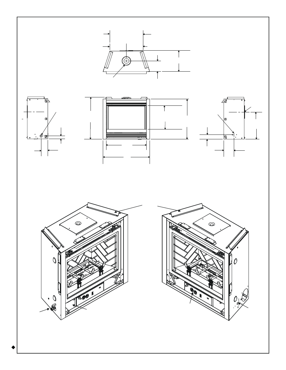 Figure 2. diagram of the qv-32-a | Quadra-Fire QV32-A User Manual | Page 7 / 38