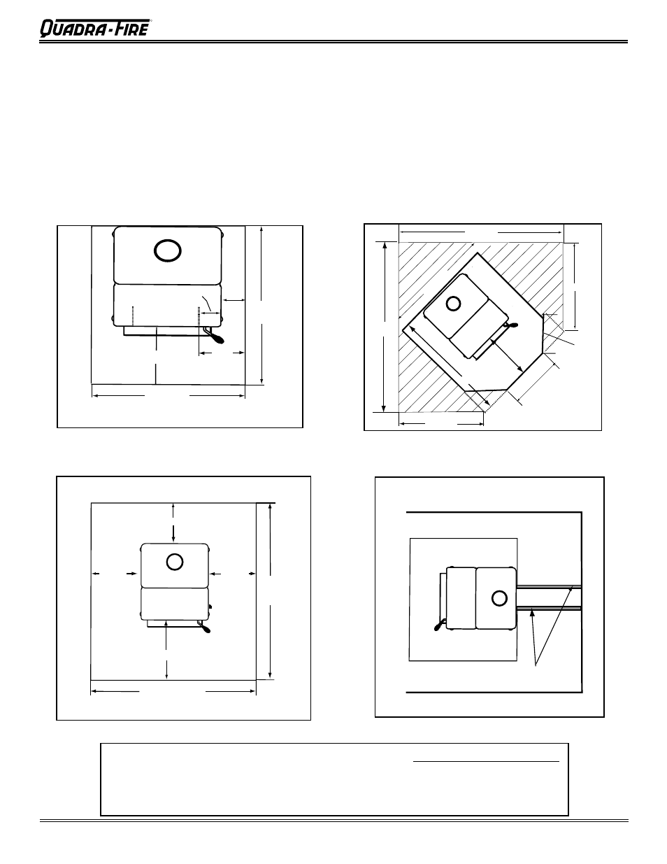 3100 wood stove series (acc), Step-top uni-body model | Quadra-Fire 3100 31M-ACC-MBK User Manual | Page 13 / 48