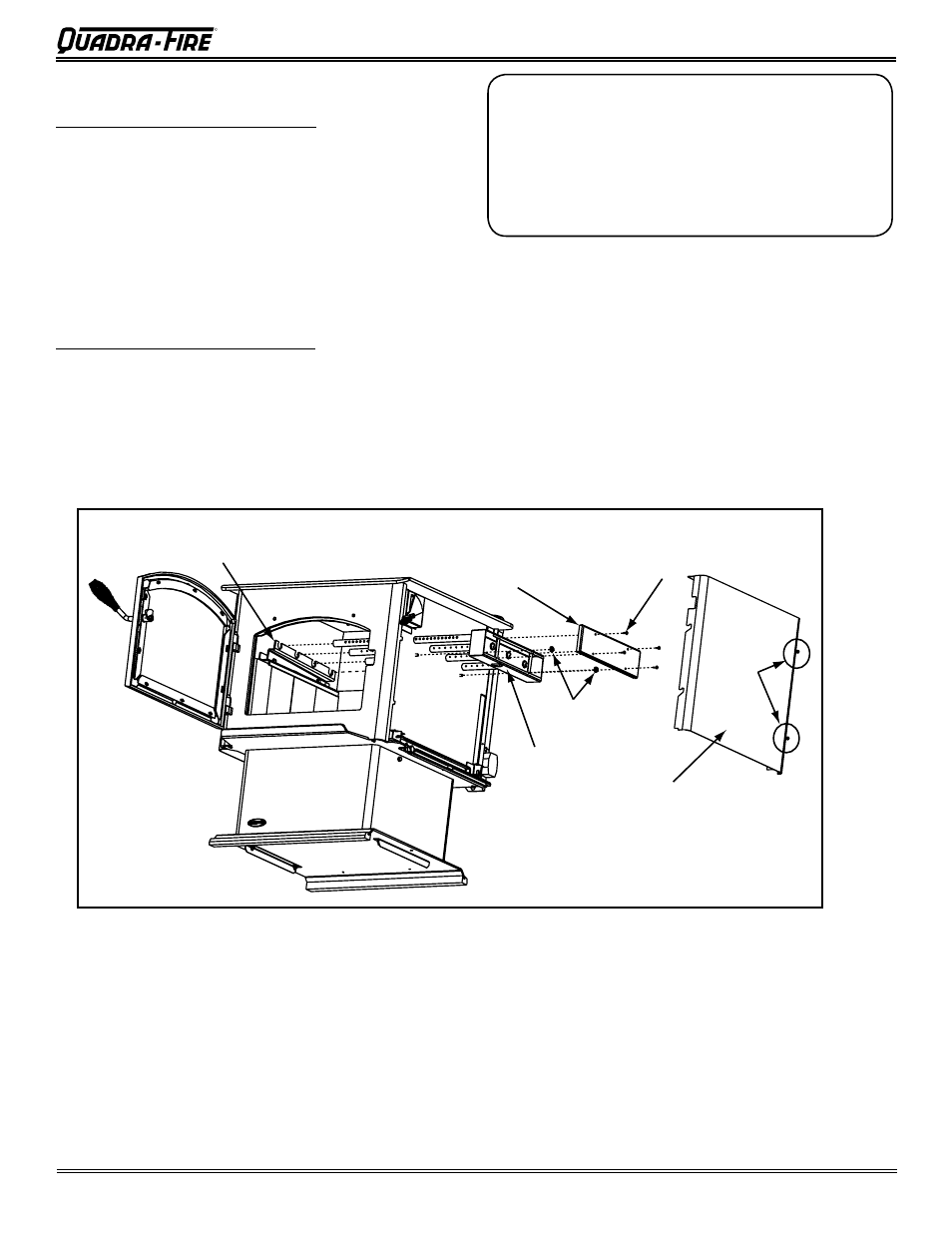 Quadra-Fire 3100 31M-ACC-MBK User Manual | Page 35 / 48