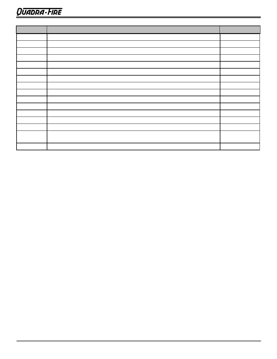 Quadra-Fire 3100 31M-ACC-MBK User Manual | Page 43 / 48