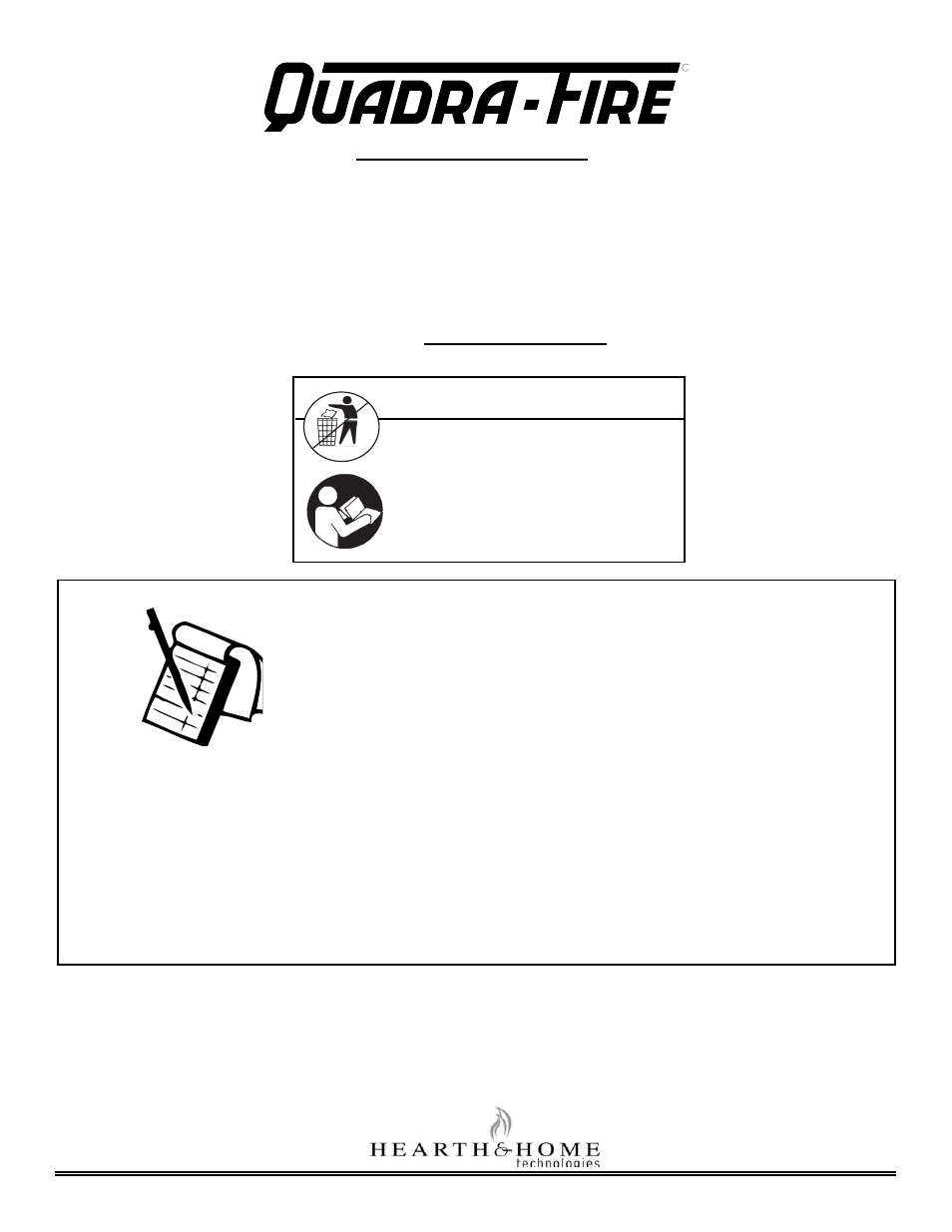 Your records for model, 3100 wood stove series (acc), Caution | Quadra-Fire 3100 31M-ACC-MBK User Manual | Page 48 / 48