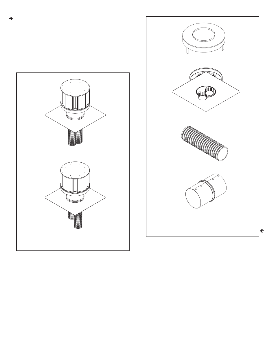B. vent kits components | Quadra-Fire HUDBAY-INS 7008-115 User Manual | Page 39 / 43