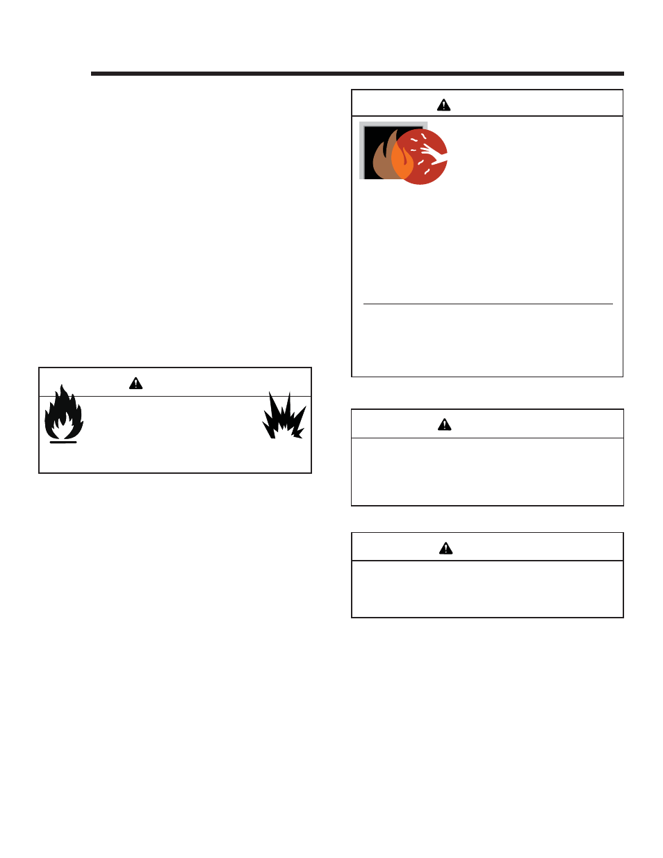 Operating instructions, Warning | Quadra-Fire QVI-30FB-S User Manual | Page 26 / 41